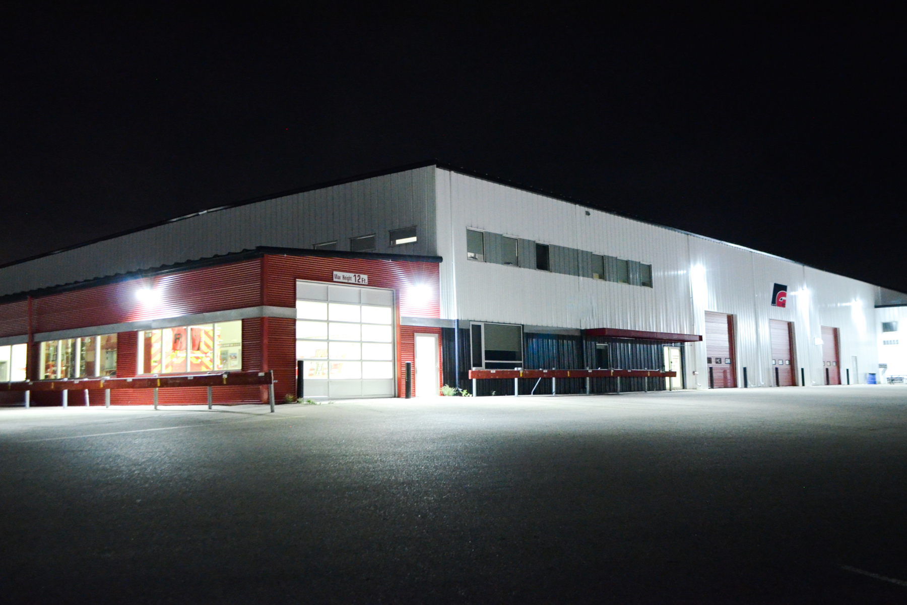 Front of building